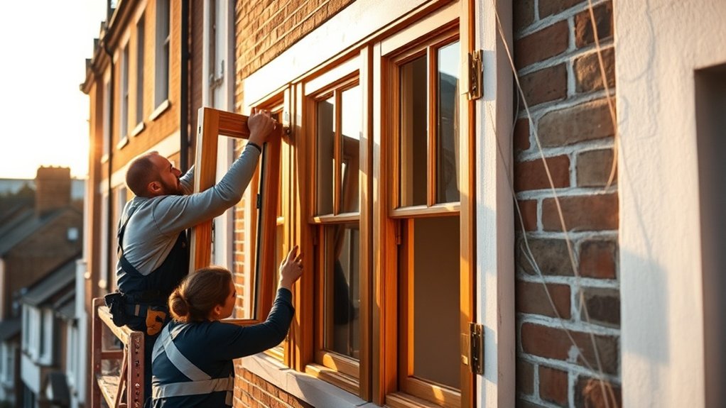 Wooden Window Installation Sydenham